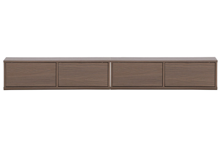 Venture Home Dragh TV Stand 100x35x28 cm - MDF Frame / Mocca 3D Paper