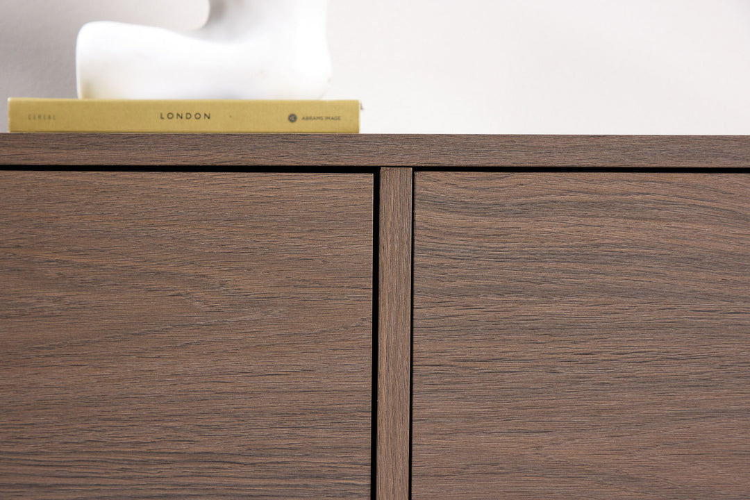 Venture Home Dragh TV Stand 100x35x28 cm - MDF Frame / Mocca 3D Paper