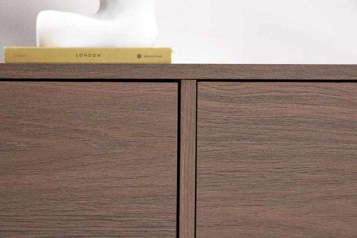 Venture Home Dragh TV Stand 100x35x28 cm - MDF Frame / Mocca 3D Paper