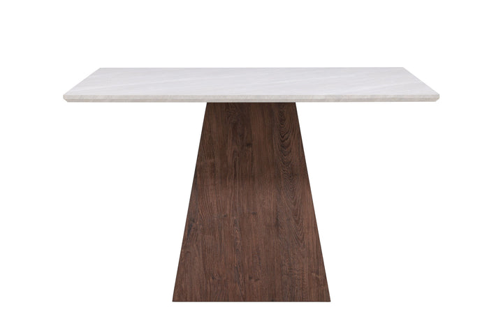 Venture Home Cael Square Dining Table 120x120x75 cm - MDF 3D Paper Mocca / Stonelook