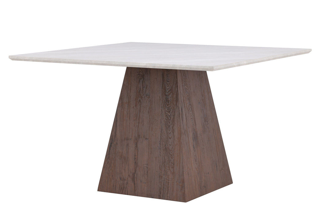 Venture Home Cael Square Dining Table 120x120x75 cm - MDF 3D Paper Mocca / Stonelook