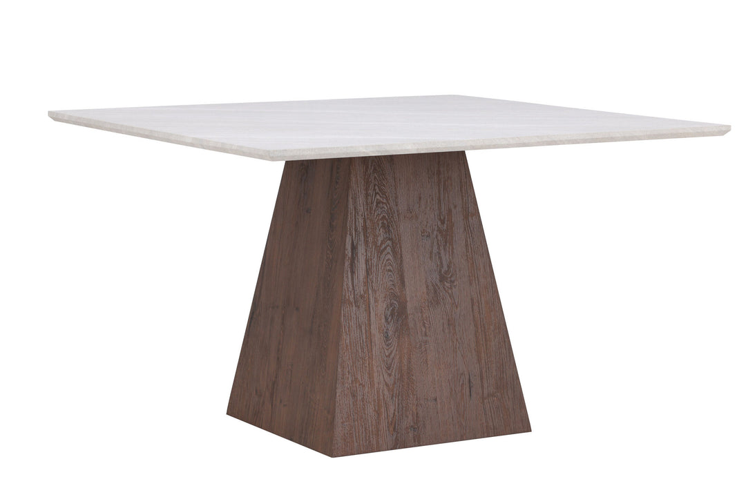 Venture Home Cael Square Dining Table 120x120x75 cm - MDF 3D Paper Mocca / Stonelook