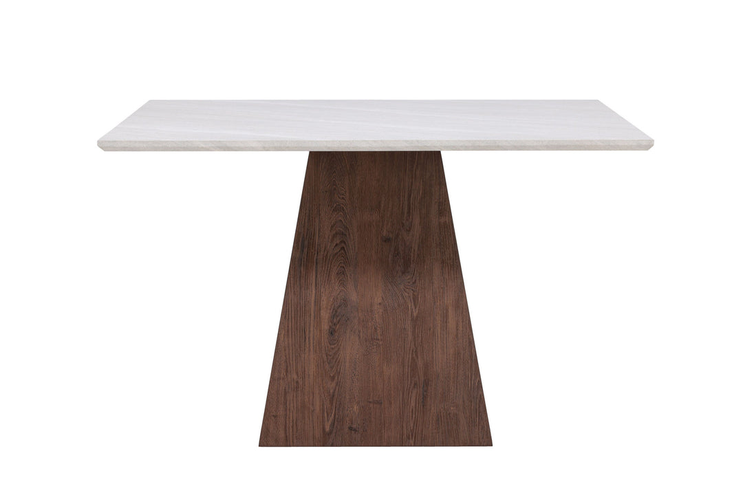 Venture Home Cael Square Dining Table 120x120x75 cm - MDF 3D Paper Mocca / Stonelook