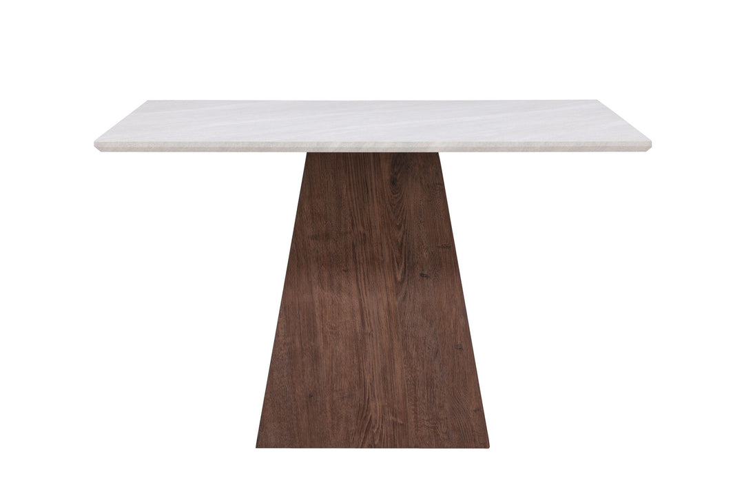 Venture Home Cael Square Dining Table 120x120x75 cm - MDF 3D Paper Mocca / Stonelook