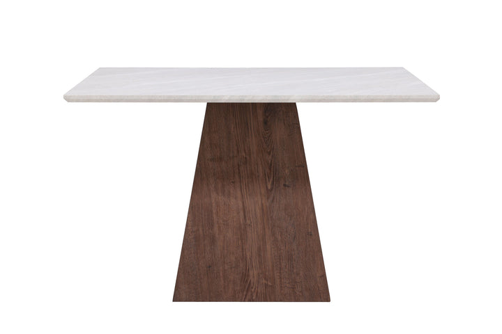 Venture Home Cael Square Dining Table 120x120x75 cm - MDF 3D Paper Mocca / Stonelook
