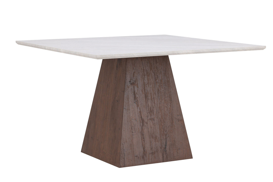 Venture Home Cael Square Dining Table 120x120x75 cm - MDF 3D Paper Mocca / Stonelook