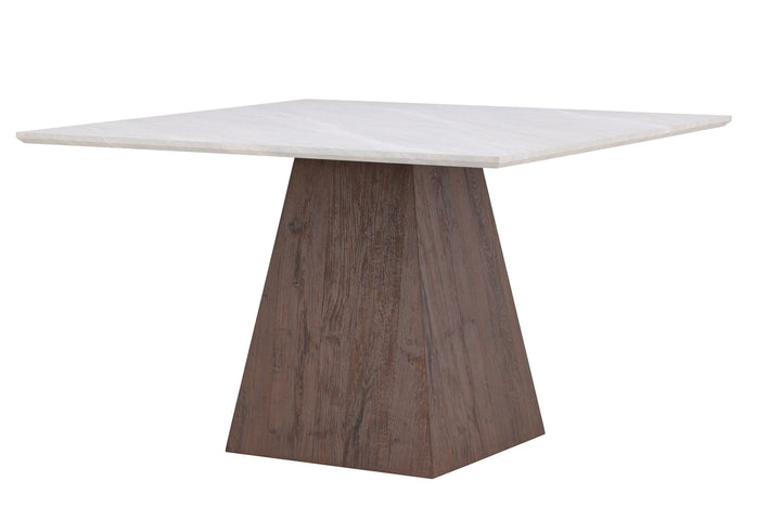 Venture Home Cael Square Dining Table 120x120x75 cm - MDF 3D Paper Mocca / Stonelook