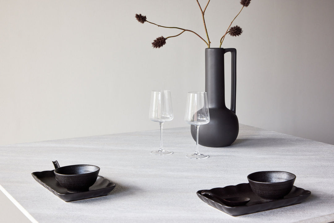 Venture Home Cael Square Dining Table 120x120x75 cm - MDF 3D Paper Mocca / Stonelook