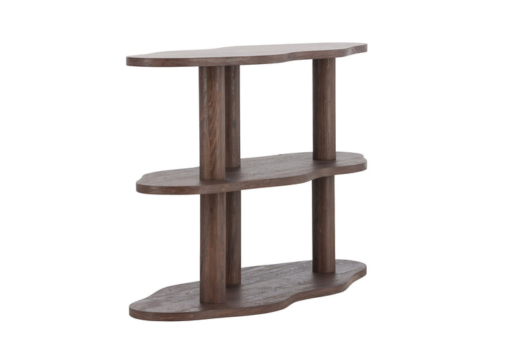 Vind Moln Shelf 120x45x75 cm - MDF with Mocca 3D Paper