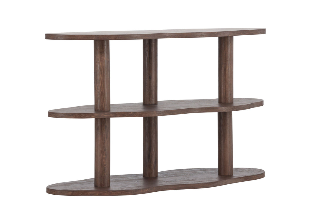 Vind Moln Shelf 120x45x75 cm - MDF with Mocca 3D Paper