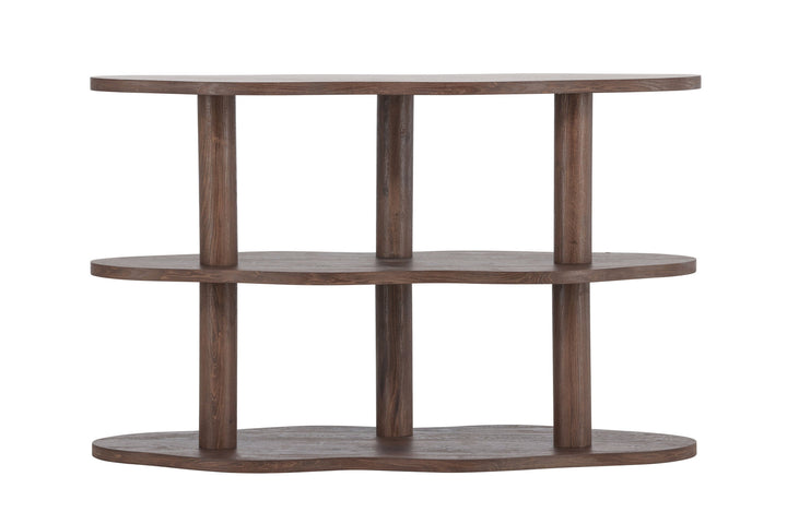 Vind Moln Shelf 120x45x75 cm - MDF with Mocca 3D Paper