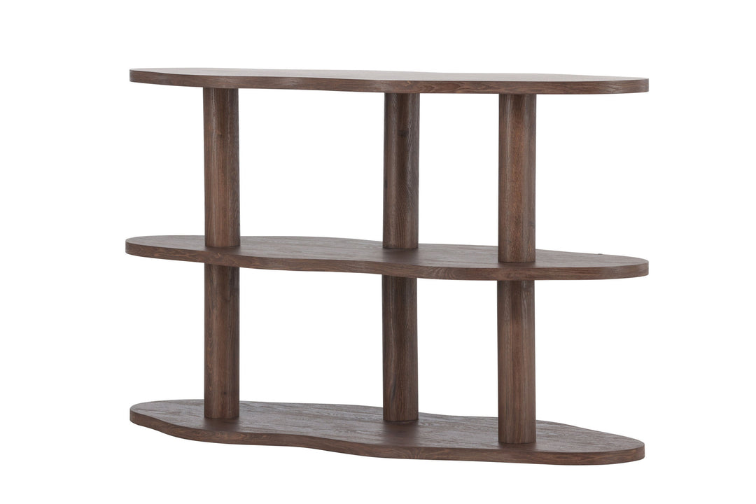 Vind Moln Shelf 120x45x75 cm - MDF with Mocca 3D Paper