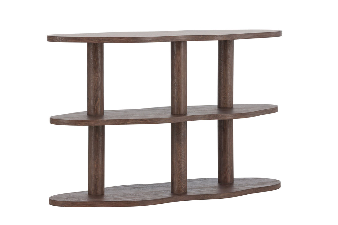Vind Moln Shelf 120x45x75 cm - MDF with Mocca 3D Paper