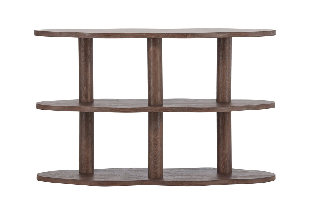 Vind Moln Shelf 120x45x75 cm - MDF with Mocca 3D Paper