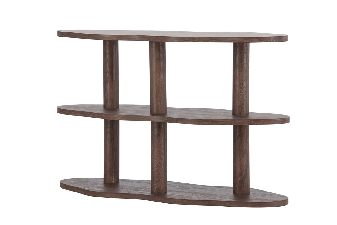Vind Moln Shelf 120x45x75 cm - MDF with Mocca 3D Paper