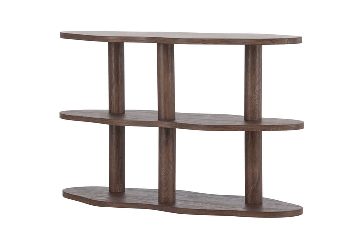 Vind Moln Shelf 120x45x75 cm - MDF with Mocca 3D Paper