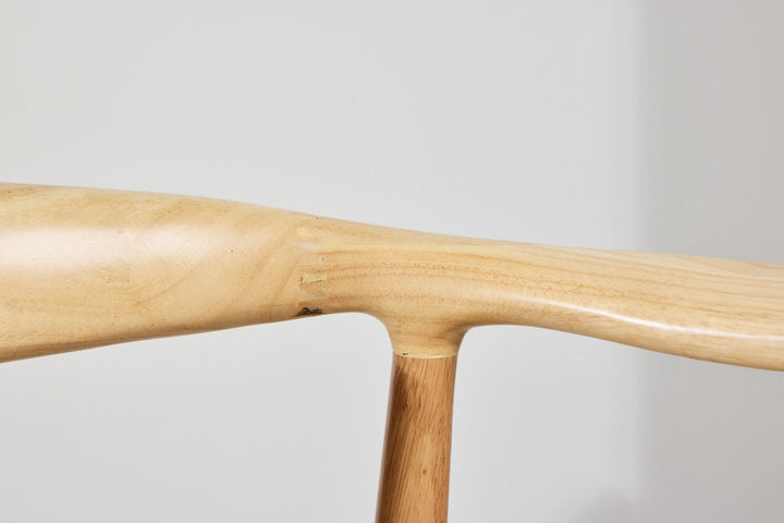 Vind Lovön Dining Chair 2-Pack - Rubberwood Frame Whitewash / Beige Rope