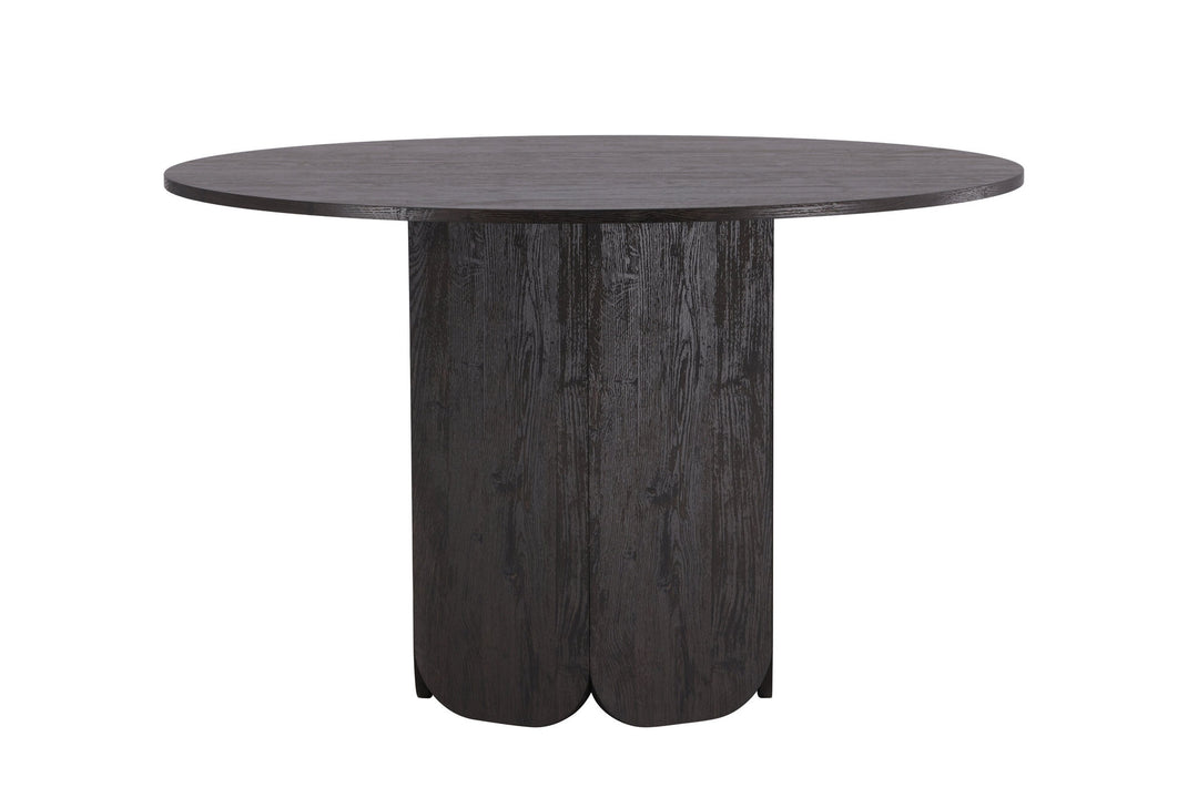 Venture Home Tekla Round Dining Table ø120x75 cm - MDF with Black 3D Paper