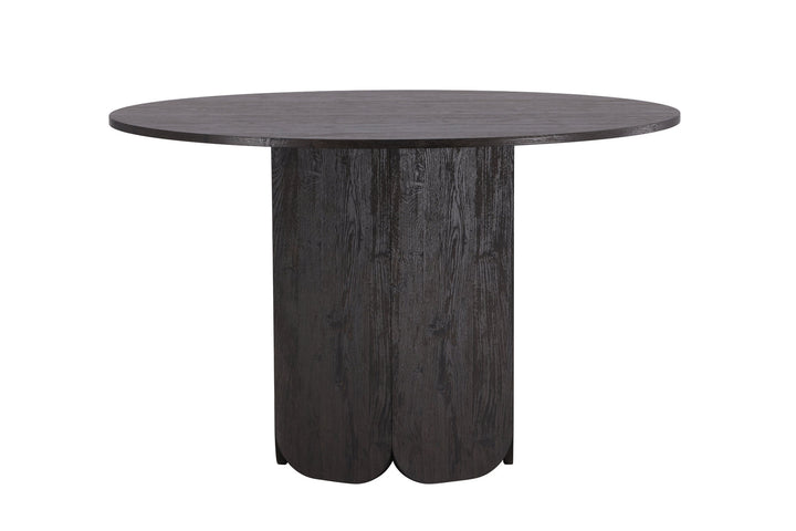 Venture Home Tekla Round Dining Table ø120x75 cm - MDF with Black 3D Paper