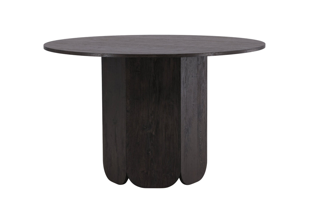 Venture Home Tekla Round Dining Table ø120x75 cm - MDF with Black 3D Paper