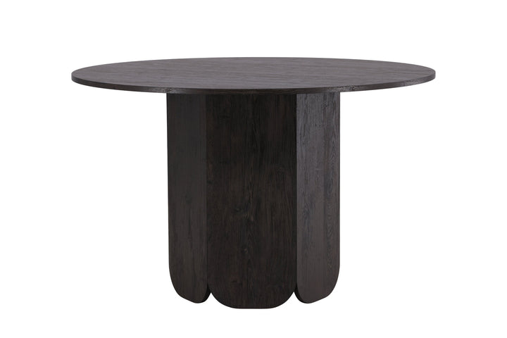 Venture Home Tekla Round Dining Table ø120x75 cm - MDF with Black 3D Paper