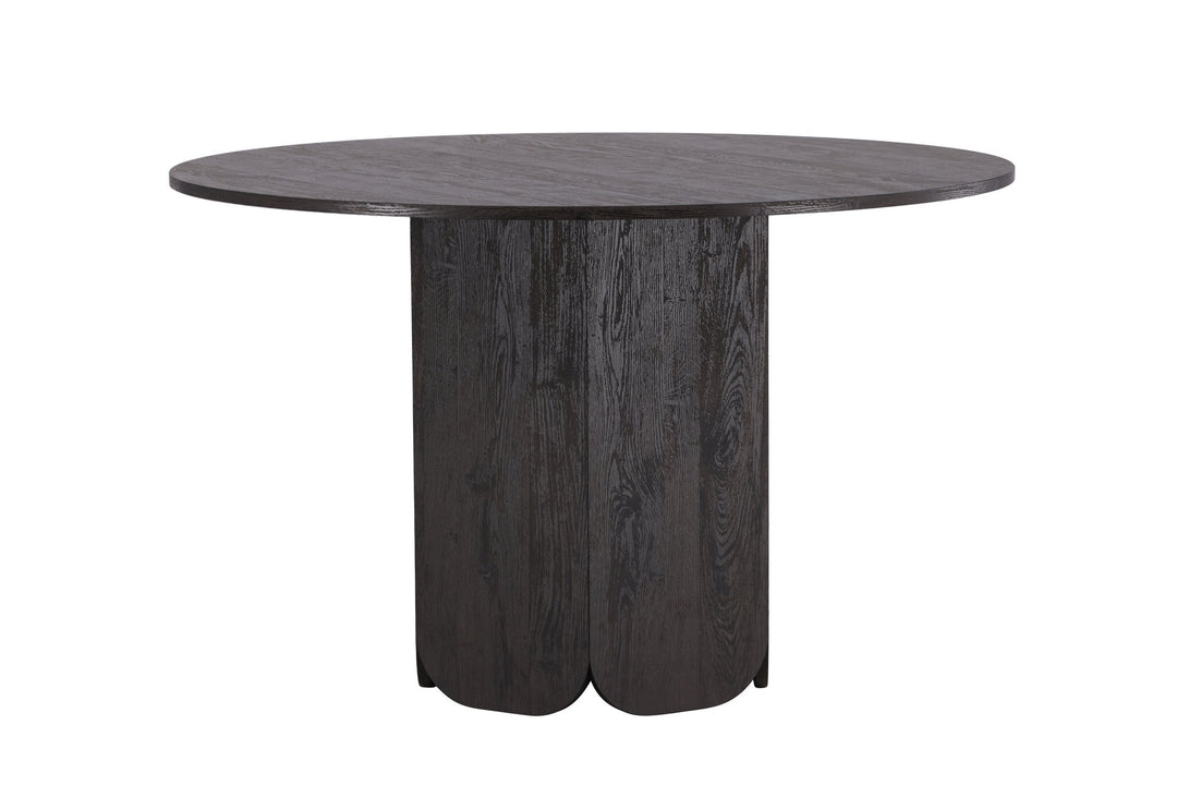 Venture Home Tekla Round Dining Table ø120x75 cm - MDF with Black 3D Paper