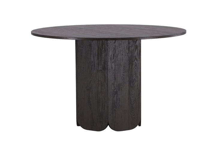 Venture Home Tekla Round Dining Table ø120x75 cm - MDF with Black 3D Paper