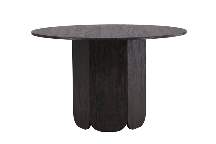 Venture Home Tekla Round Dining Table ø120x75 cm - MDF with Black 3D Paper