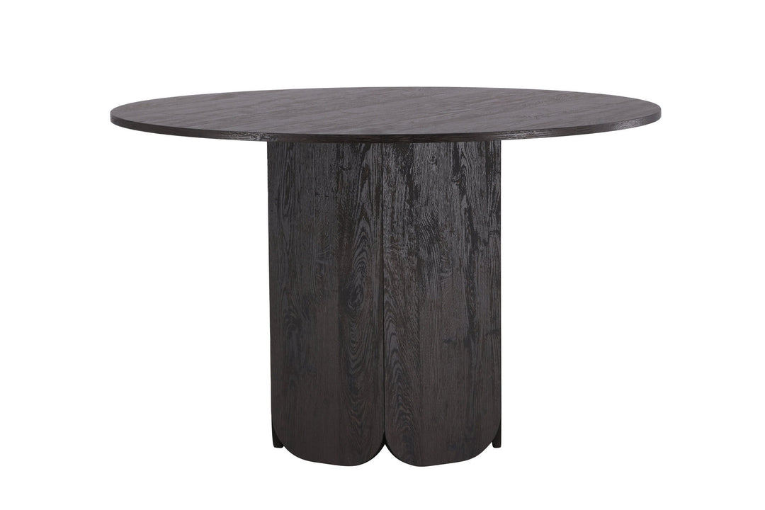 Venture Home Tekla Round Dining Table ø120x75 cm - MDF with Black 3D Paper