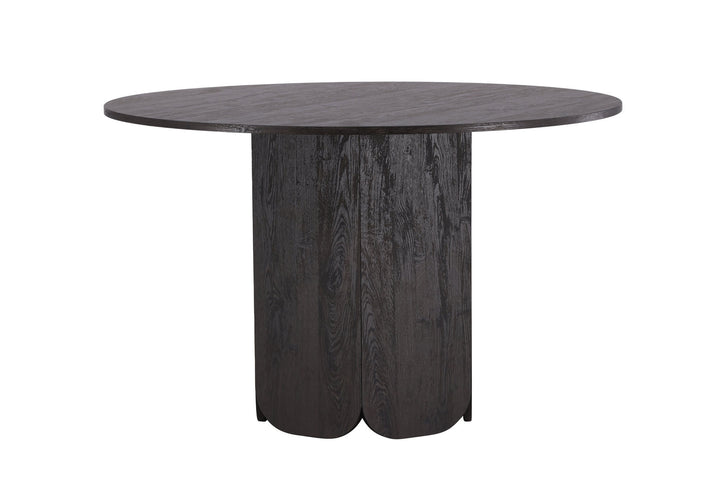 Venture Home Tekla Round Dining Table ø120x75 cm - MDF with Black 3D Paper