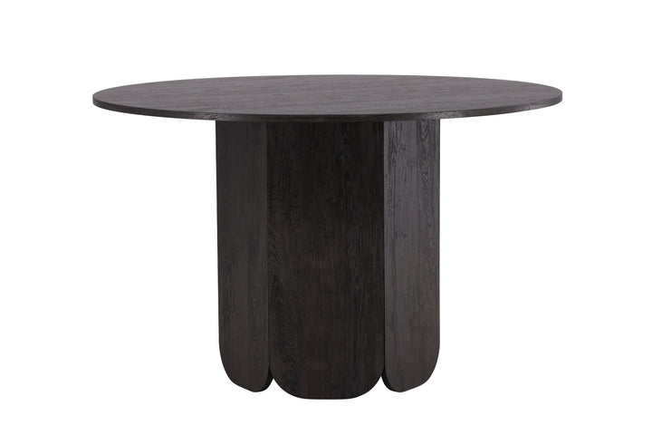 Venture Home Tekla Round Dining Table ø120x75 cm - MDF with Black 3D Paper