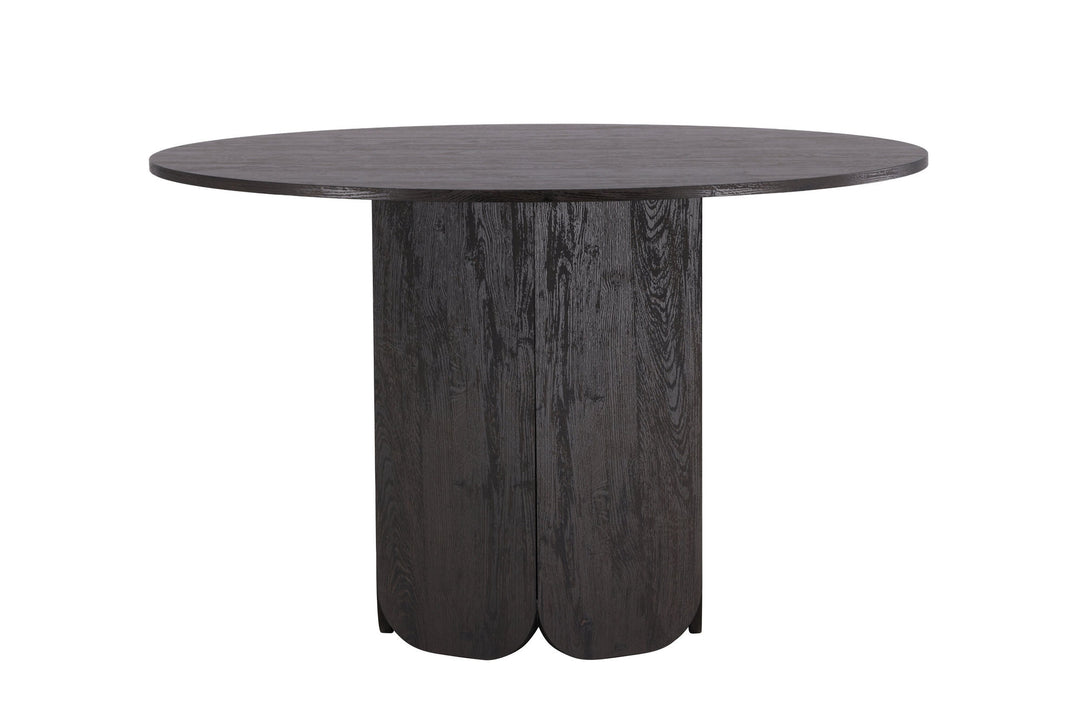 Venture Home Tekla Round Dining Table ø120x75 cm - MDF with Black 3D Paper