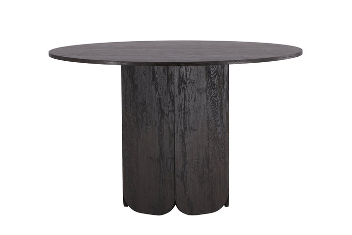 Venture Home Tekla Round Dining Table ø120x75 cm - MDF with Black 3D Paper