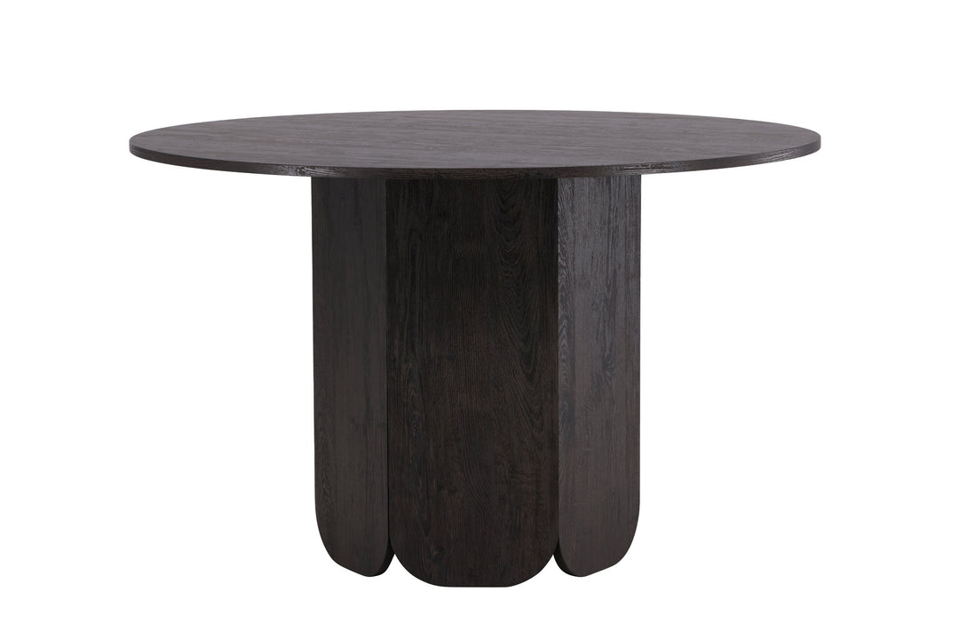 Venture Home Tekla Round Dining Table ø120x75 cm - MDF with Black 3D Paper