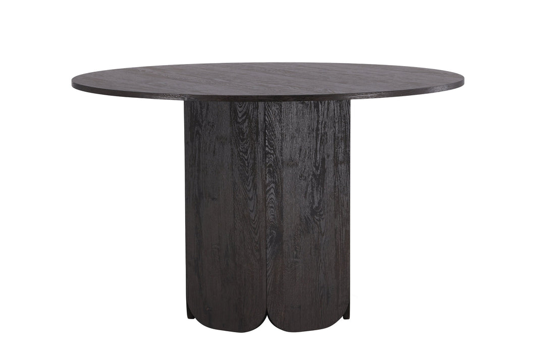 Venture Home Tekla Round Dining Table ø120x75 cm - MDF with Black 3D Paper