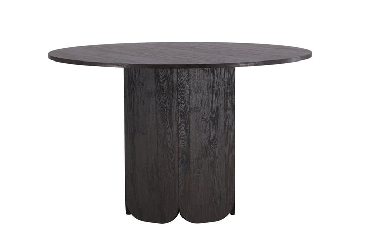 Venture Home Tekla Round Dining Table ø120x75 cm - MDF with Black 3D Paper
