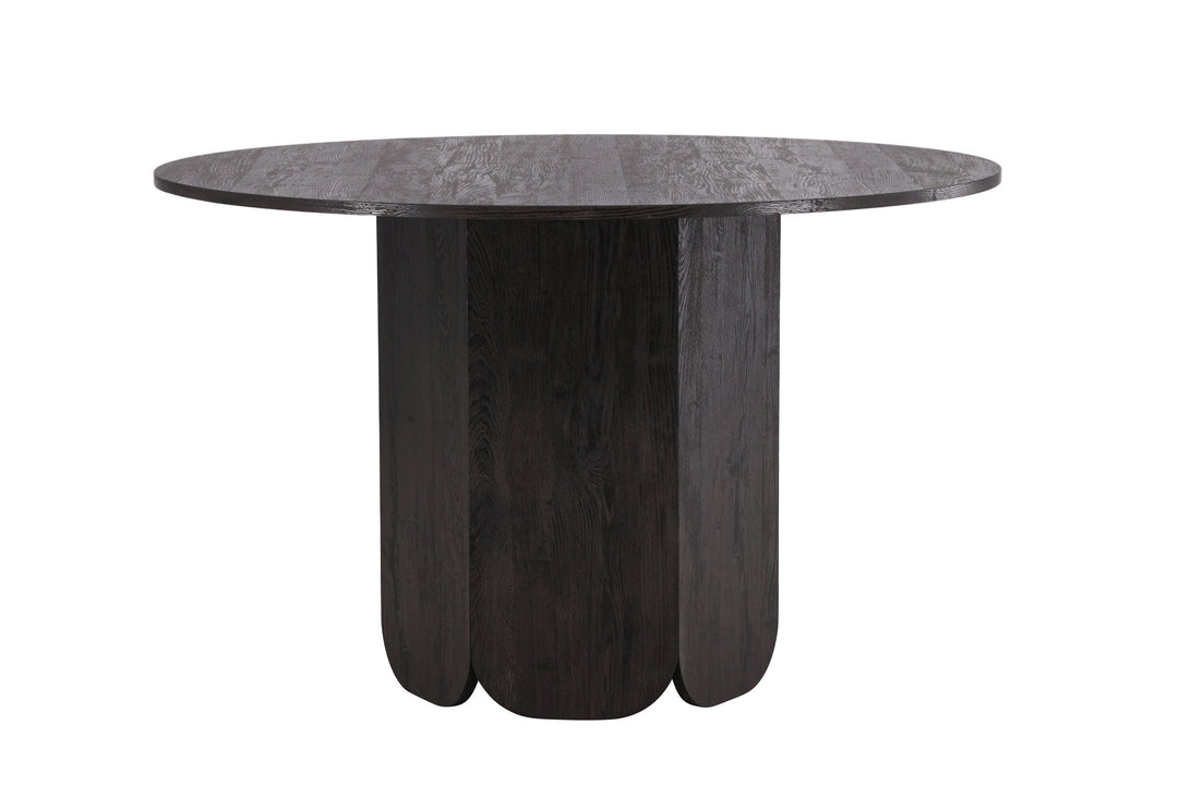 Venture Home Tekla Round Dining Table ø120x75 cm - MDF with Black 3D Paper