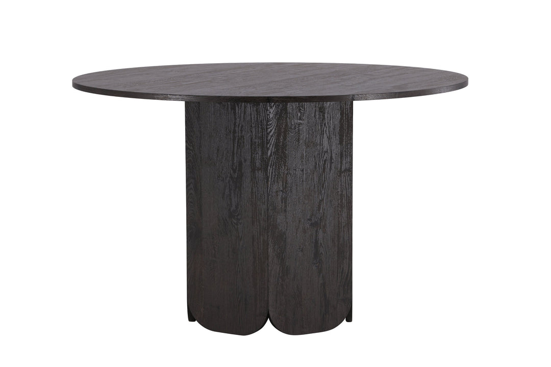 Venture Home Tekla Round Dining Table ø120x75 cm - MDF with Black 3D Paper