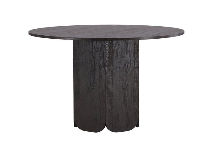 Venture Home Tekla Round Dining Table ø120x75 cm - MDF with Black 3D Paper
