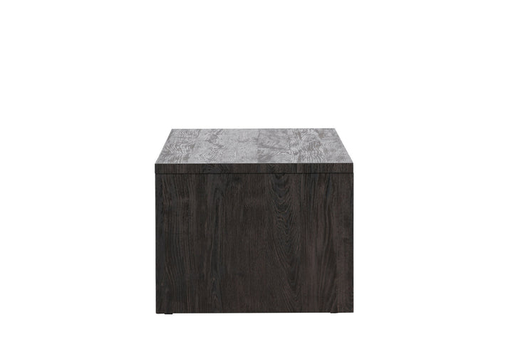 Venture Home Telemarket Sofa Table 110x50x38 cm - MDF with Black 3D Paper
