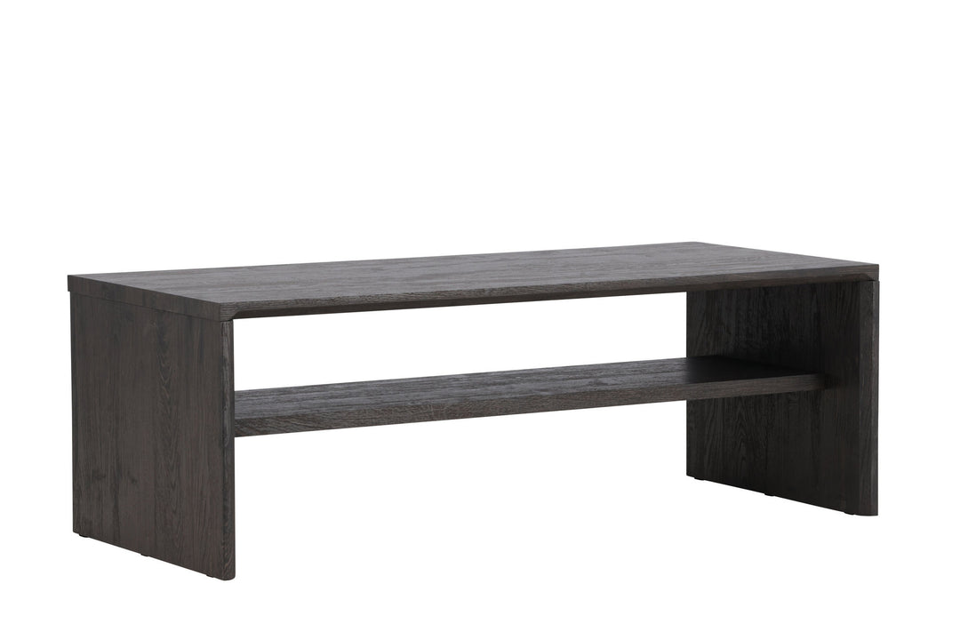 Venture Home Telemarket Sofa Table 110x50x38 cm - MDF with Black 3D Paper
