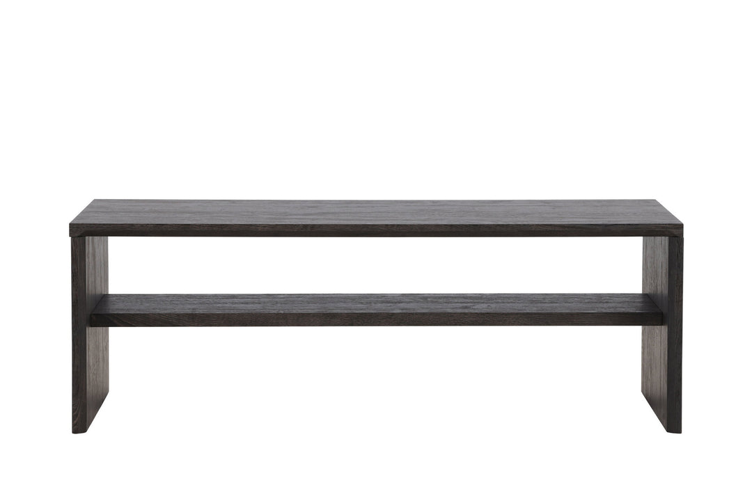 Venture Home Telemarket Sofa Table 110x50x38 cm - MDF with Black 3D Paper