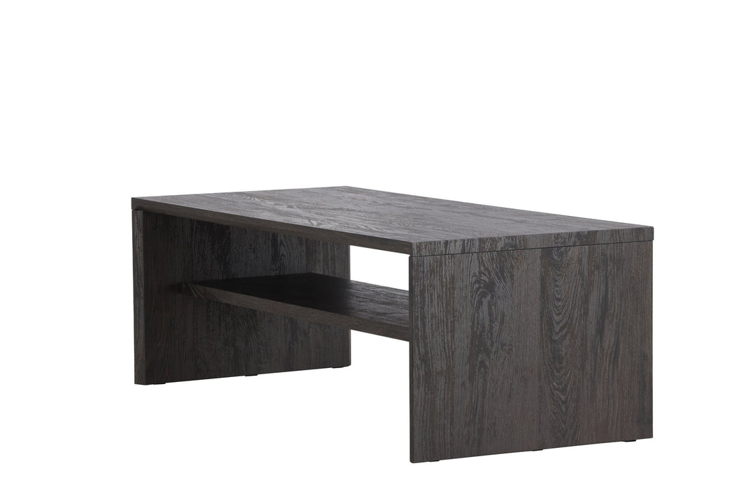 Venture Home Telemarket Sofa Table 110x50x38 cm - MDF with Black 3D Paper