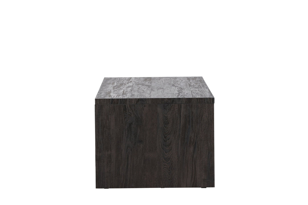 Venture Home Telemarket Sofa Table 110x50x38 cm - MDF with Black 3D Paper