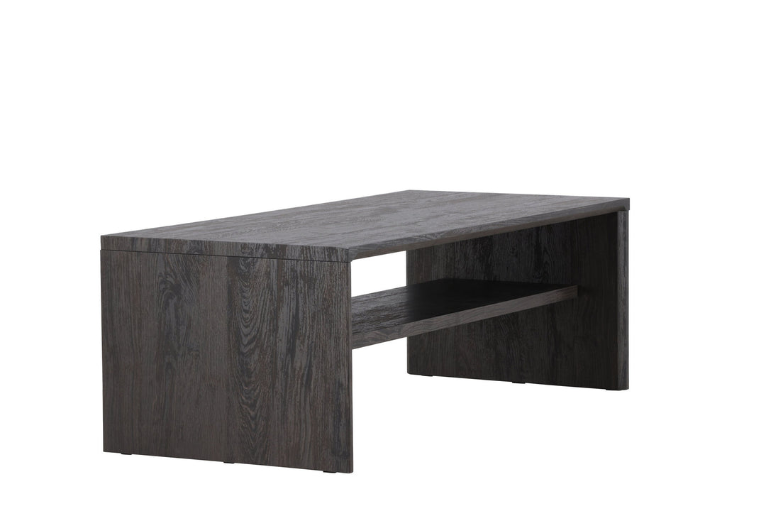 Venture Home Telemarket Sofa Table 110x50x38 cm - MDF with Black 3D Paper