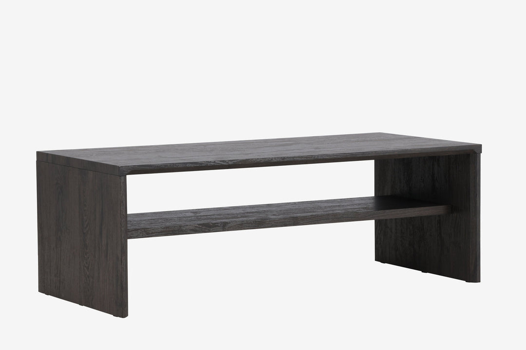 Venture Home Telemarket Sofa Table 110x50x38 cm - MDF with Black 3D Paper