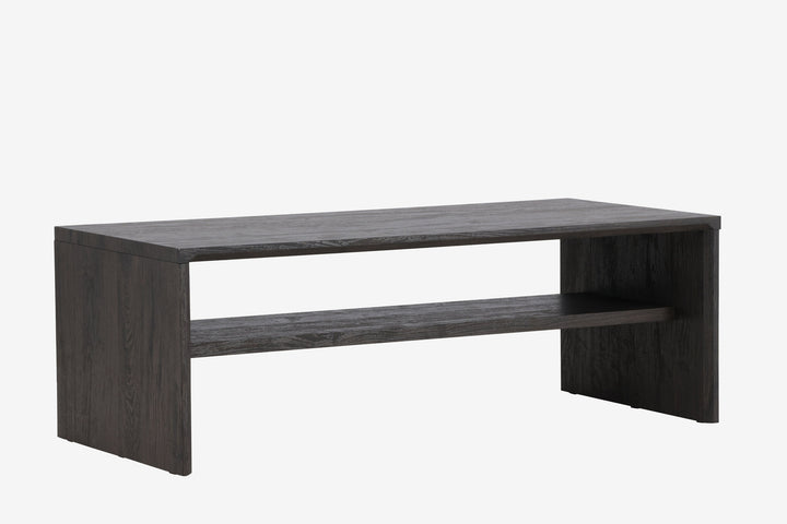 Venture Home Telemarket Sofa Table 110x50x38 cm - MDF with Black 3D Paper