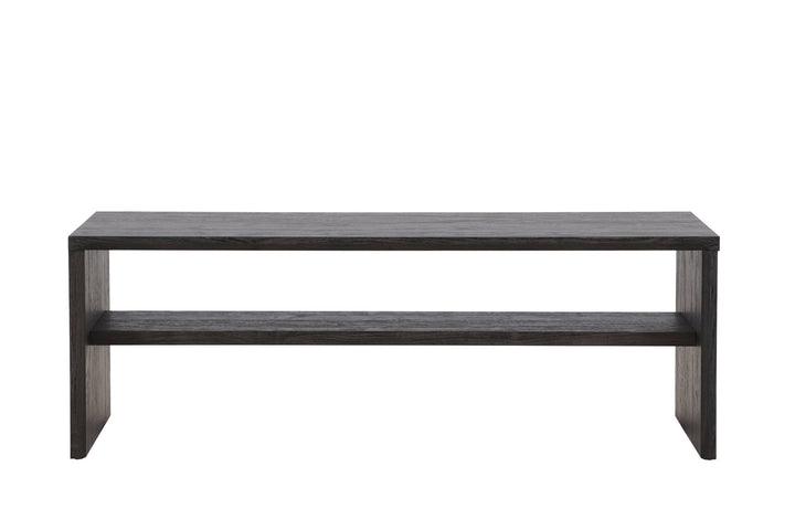 Venture Home Telemarket Sofa Table 110x50x38 cm - MDF with Black 3D Paper