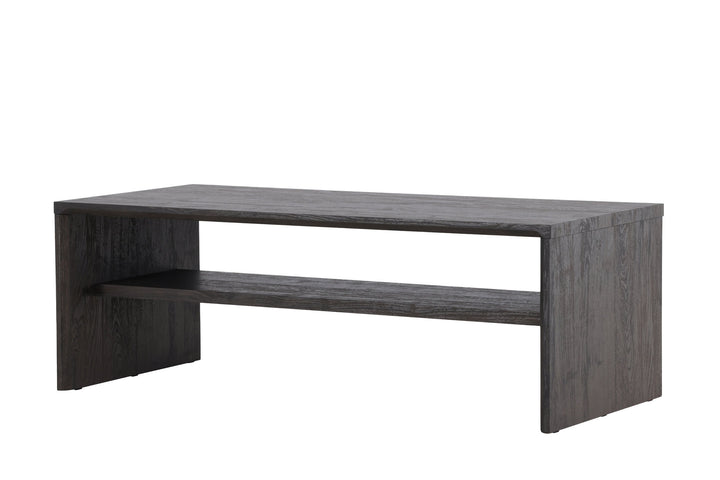 Venture Home Telemarket Sofa Table 110x50x38 cm - MDF with Black 3D Paper