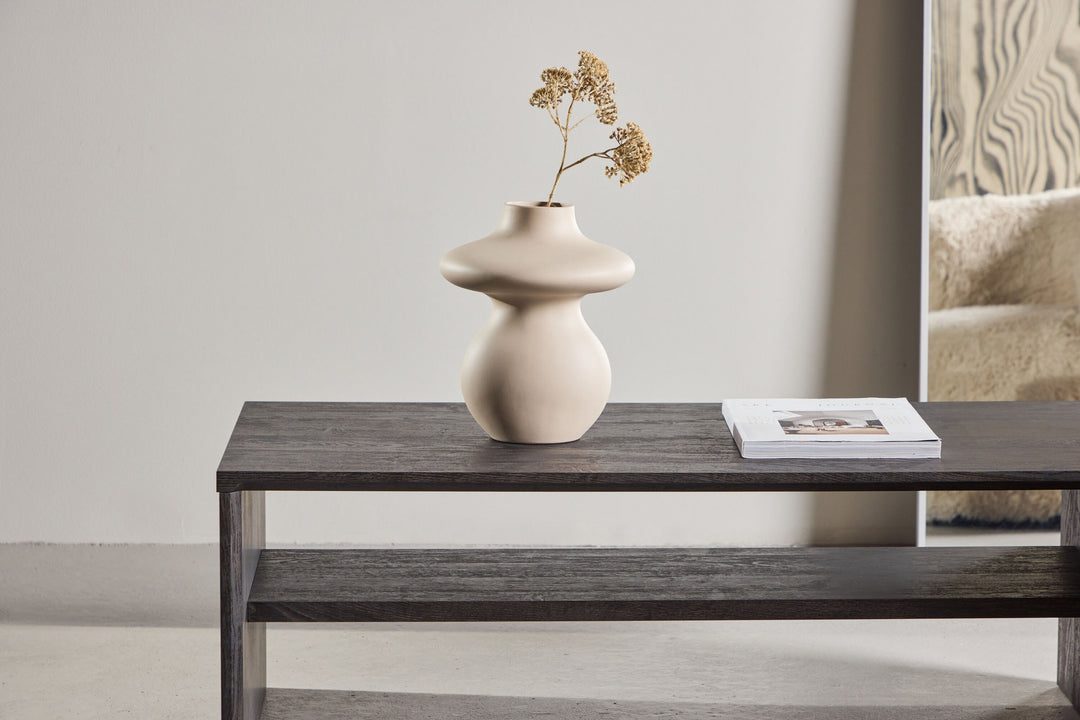 Venture Home Telemarket Sofa Table 110x50x38 cm - MDF with Black 3D Paper